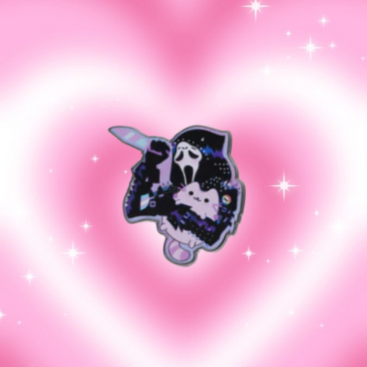 Kawaii Ghostface Pin